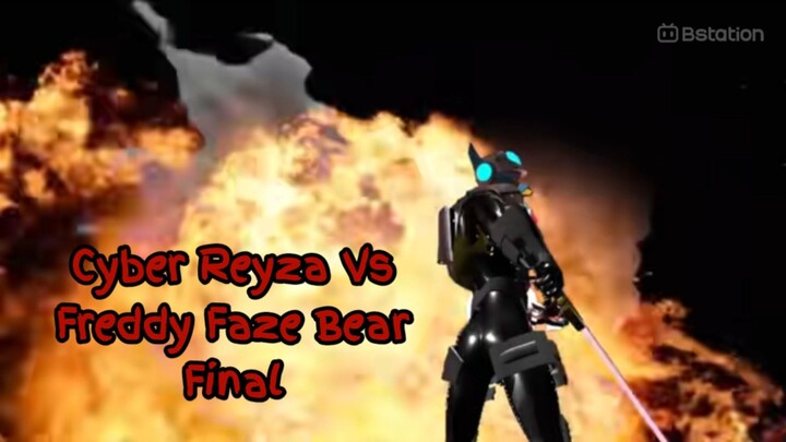 Pertempuran Final Freddy FazBear vs Cyber Reyza ( animasi 3D )