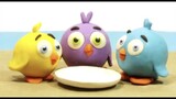 Baby Chicken compilation Stop motion cartoon for kids - BabyClay