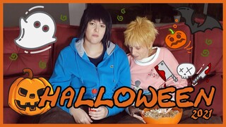 HALLOWEEN DO NARUTO E SASUKE - Halloween 2021 cosplay skit