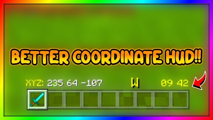 Keren!! Better Coordinate HUD MCPE 1.18 Terbaru!! TexturePack MCPE