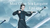 Miss Chun Is a Litigator ep 1 eng sub.1080p