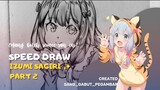[ Speed Draw ] Tutorial cara Meng-arsir IZUMI SAGIRI PART 2 😋|| Draw fanart my style