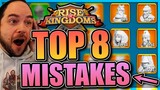 Top 8 Mistakes! [simple tips to avoid] Rise of Kingdoms