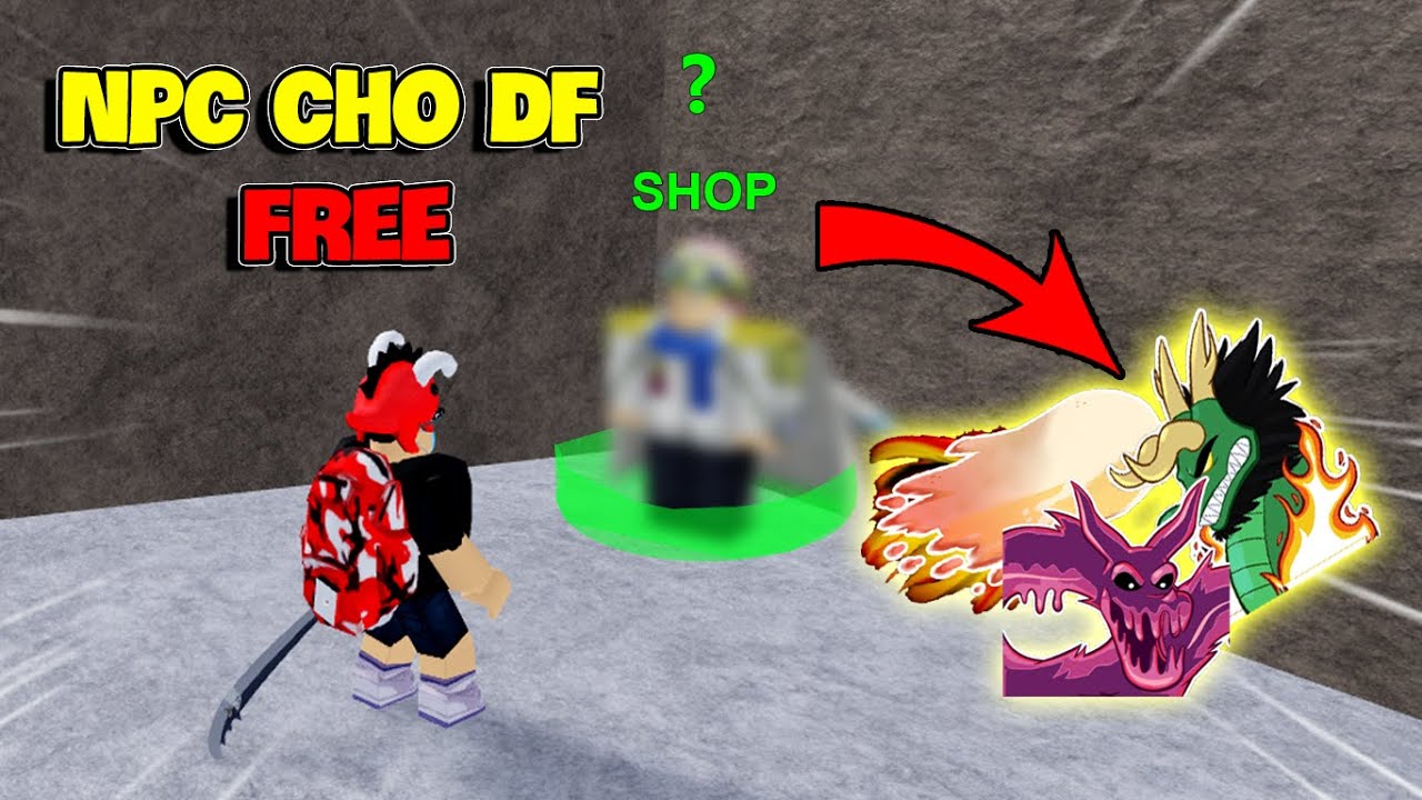 This NPC Uses CONTROL FRUIT! In Blox Fruits (Roblox TROLLING) 