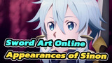 Sword Art Online|Appearances of Sinon