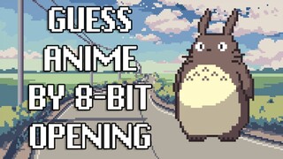 ANIME 8-BIT OPENING QUIZ [25 OP] | GUESS ANIME BY 8-BIT OPENING