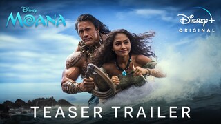 MOANA Live Action - Official Trailer (2024) Zendaya, Dwayne Johnson | Disney+