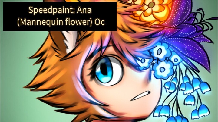 SpeedPaint : Ana Oc ( Mannequin flower ) | Ibis Paint X