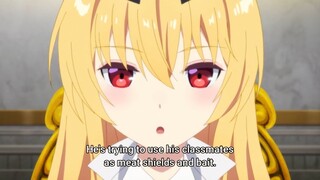 Hajime Nagumo kun Plans To Use His Classmates As Meat Shields | Arifureta 2nd Season anime clip