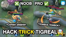 HACK TRICK HERO TIGREAL BISA TEMBUS TEMBOK❓🤯