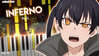 [FULL]Inferno - Enen no Shouboutai/Fire Force OP | Mrs.GREEN APPLE (piano)