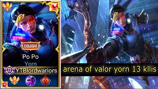 arena of valor yorn 13 kllis yorn gameplay aov yorn gameplay