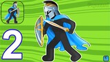 War of Sticks: Battle Strategy - Gameplay Walkthrough Part 2 Stickman War Army Commander (Android)