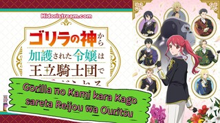 EPS 2 SUB INDO Gorilla no Kami kara Kago sareta Reijou wa Ouritsu Kishidan de Kawaigarareru