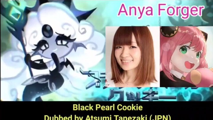 Black Pearl Cookie x Atsumi Tanezaki (Anya Forger) | Cookie Run Kingdom