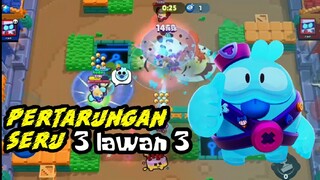 battle 3 x 3 menang telak 😲😯 {} brawlstars Indonesia brawl stars