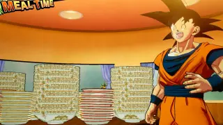 [Dragon Ball z Kakarot/Food Broadcasting] Saiyans are so unpretentious when they eat, and make Kiki 