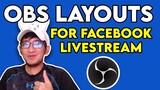 OBS LAYOUTS FOR FACEBOOK LIVESTREAM | TAGALOG