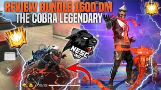 REVIEW BUNDLE 1600DM..THE COBRA LEGENDARY?! EMOTNYA KEREN..EMOT 2JT LEWATTTTT?! - FREE FIRE