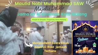 Masyaallah! Suara Emas Anak Ini Bikin Terharu - Maulid Nabi Majelis Dzikir Jama'ah Al Khidmah Malang