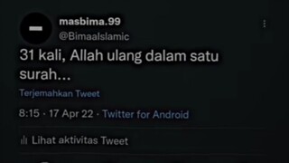 nikmat mana lagi yang kau dustakan:(