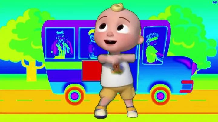 THE WHEELS ON THE BUS DANCE CRAZE OF 2021 | Nursery Rhymes Song