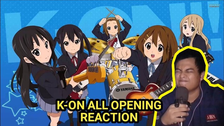 K-On All Opening Reaction (Indonesia)(Reaksi) Bongol Pika #anime #reaction #wibu