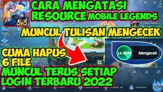 CARA MENGATASI RESOURCE-MOBILE LEGENDS MUNCUL TERUS TERBARU!!2022