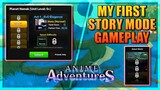 Trying Story Mode For The First Time - Planet Namek Act 1 in Anime Adventures