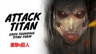Eren Jaeger Founding Titan - Manga Coloring Speed Painting