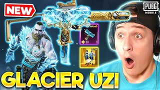 INSANE MAXED GLACIER UZI & KRATOS ULTIMATE! PUBG MOBILE