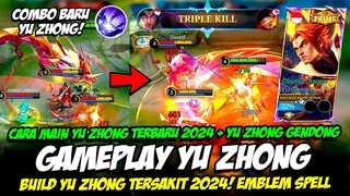 BARU❗ COMBO + BUILD YU ZHONG TERSAKIT 2024❗CARA MAIN YU ZHONG TERBARU❗GAMEPLAY YU ZHONG TOP 1 GLOBAL