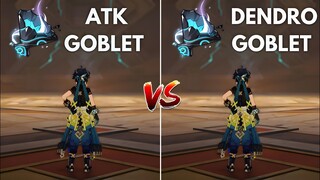 ATK vs DENDRO GOBLET!! BEST Build for C0 KINICH Genshin Impact