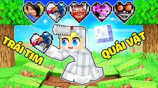 TÔ GÀ THỬ THÁCH 24H SỞ HỮU TRÁI TIM QUÁI VẬT SIÊU ĐÁNG SỢ TRONG MINECRAFT*TÔ GÀ TRÁI TIM CHAINSAWMAN