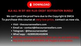 ALA All In DIY 800 Plus Credit Restoration Bundle