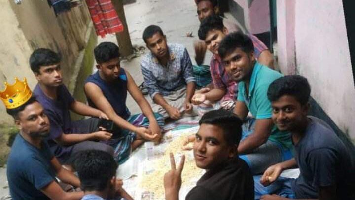 boys night party in hostel in Bangladesh