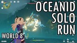 Oceanid SOLO RUN - Fischl DPS Physical Build World 8 AR55 Boss Fight