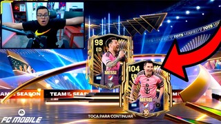 🐐 ME SALE MESSI UTOTS en ESTE PACK OPENING HISTORICO del FC Mobile *La Mejor Carta del Juego* 😱