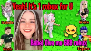 🍉 TEXT TO SPEECH 🥝 My BF Treats Me Well Because Of My Robux 🍓 Roblox Story #619