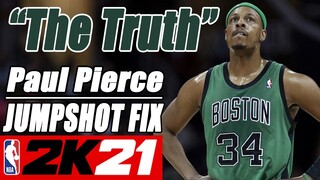 Prime Paul Pierce Jumpshot Fix NBA2K21 with Side-by-Side Comparison