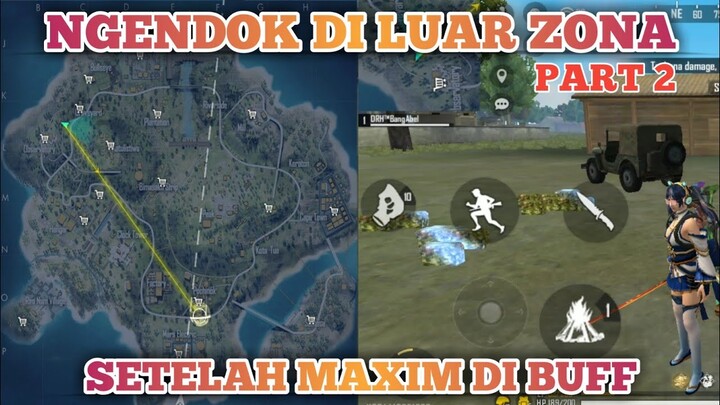 NGENDOK DI LUAR ZONA CUMA PAKE MEDKIT + SKILL KARAKTER MAXIM SETELAH DI BUFF OP PARAH!!! BOOYAH???