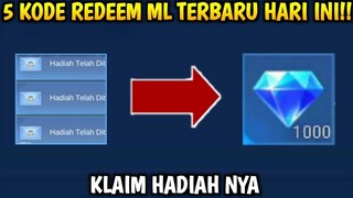 KODE REDEEM ML TERBARU HARI INI 2021 MOBILE LEGEND GRATIS DIAMOND JIKA HOKI