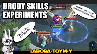 BRODY SKILL EXPERIMENTS - MLBB - MOBILE LEGENDS LABORATOYMY