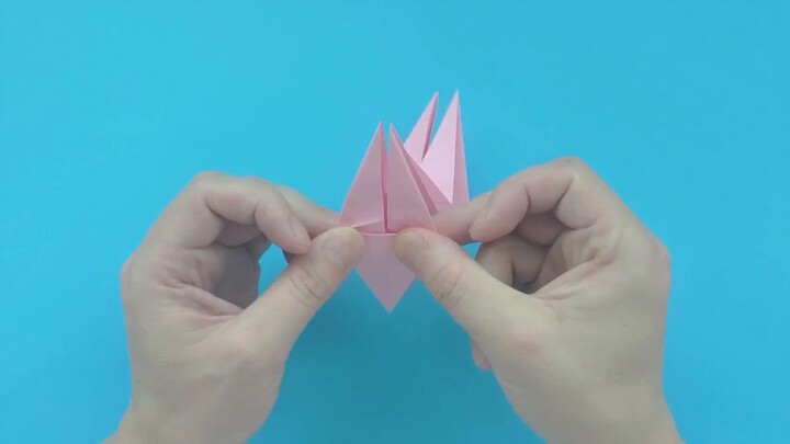 Cách làm hoa ly bằng giấy origami, hoa handmade đơn giản mà đẹp