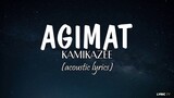 Agimat (acoustic lyrics) - Kamikazee