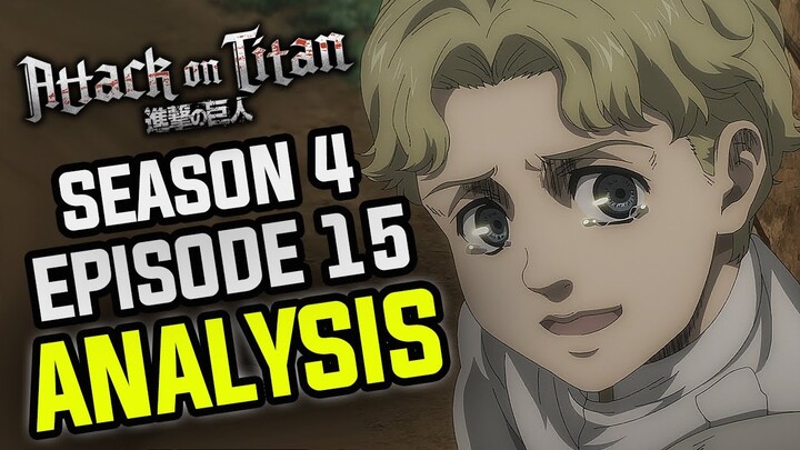SOLE SALVATION! Attack on Titan Season 4 Episode 15 Breakdown/Analysis!