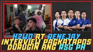 H2WO AT RENEJAY INTERVIEW PAGKATAPOS DURUGIN ANG RSG PH