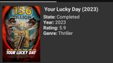 your lucky day 2023 pls follow my youtube and page eugene movies