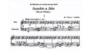 Heitor Villa-Lobos - Assobio a Jato for flute and cello (audio + sheet music)