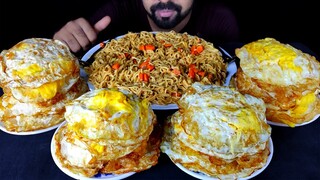 30 EGG FRY and MASALA MAGGI EATING | BIG BITE | ASMR MUKBANG | #LiveToEATT